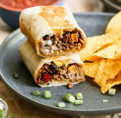 BEEF WRAP WITH CHIPS